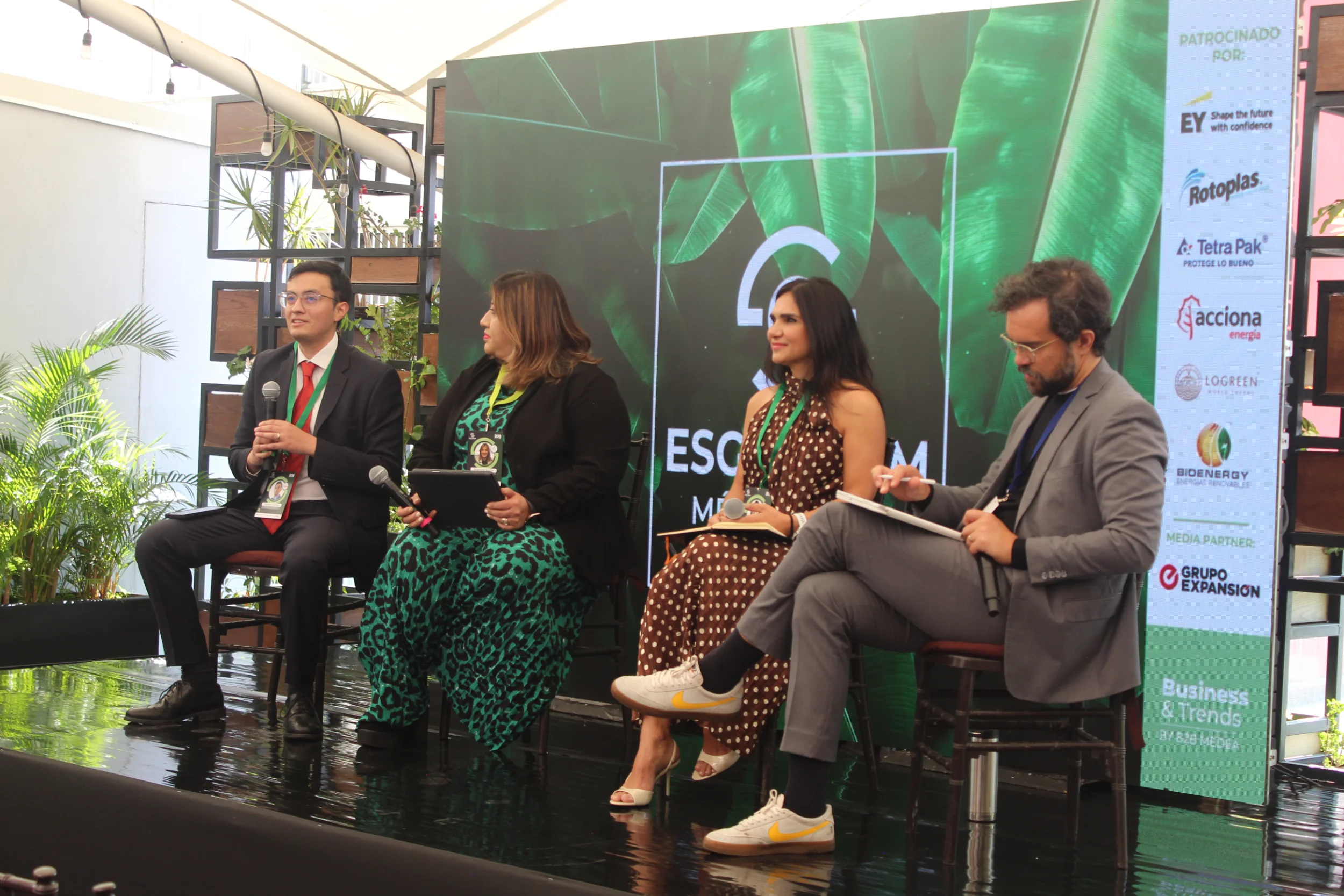 Panel de especialistas en una edición anterior del ESG Forum México